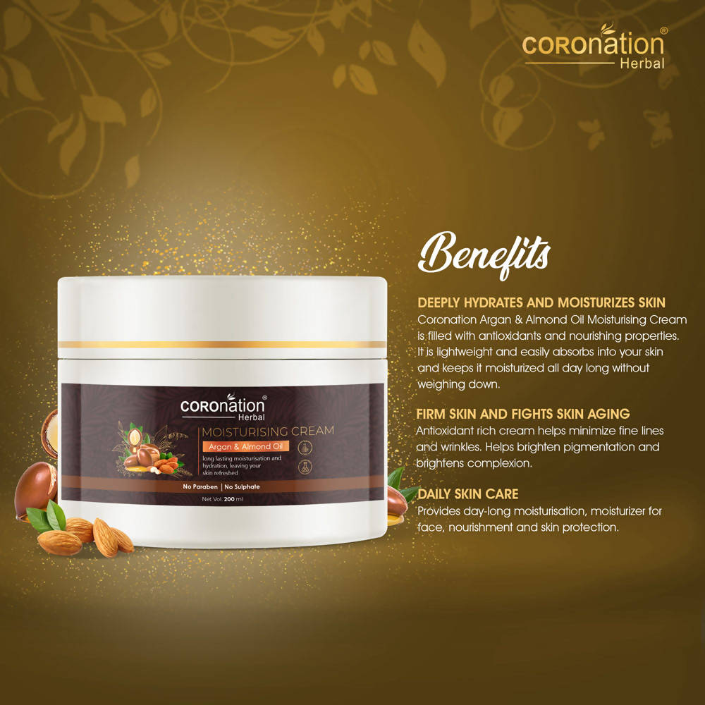 Coronation Herbal Moroccan Argan & Almond Oil Moisturizing Cream