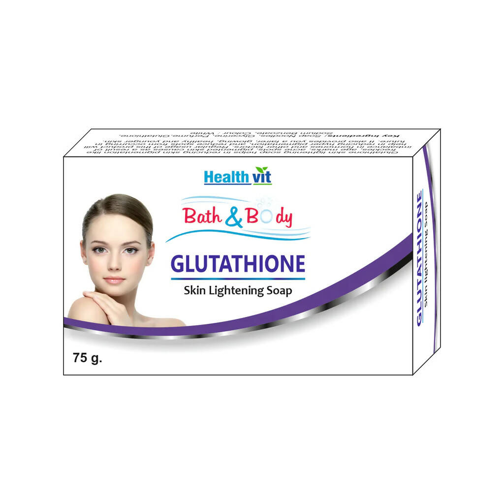 Healthvit Bath And Body Glutathione Skin Lightening Soap -  USA 