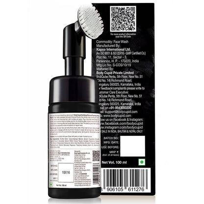 Body Cupid Clarifying Charcoal Foaming Face Wash