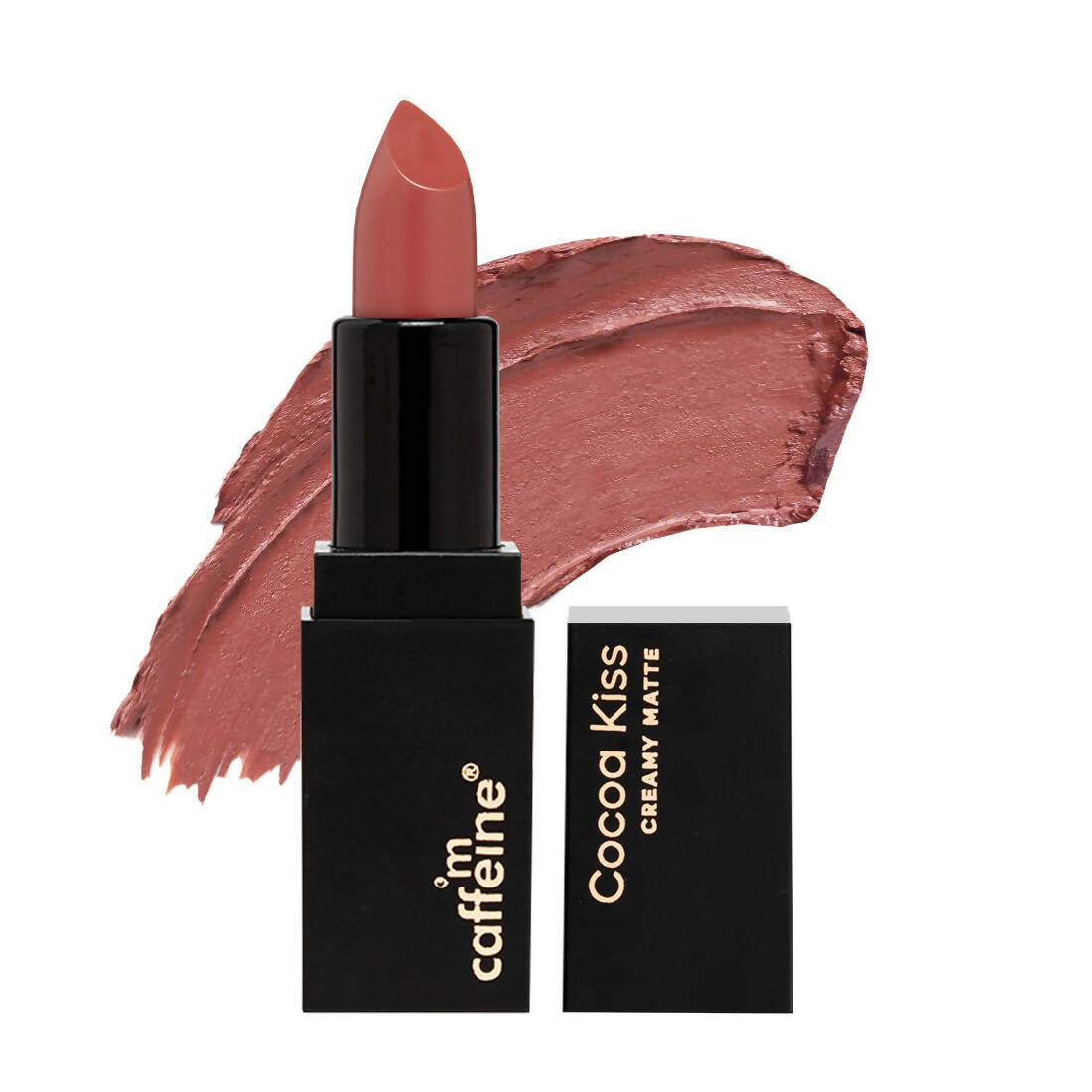 mCaffeine Cocoa Kiss Creamy Matte Lipstick - Rose Martini - BUDEN