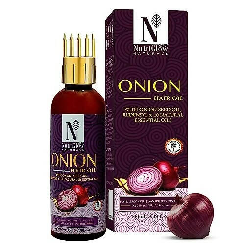NutriGlow NATURAL'S Onion Hair Oil - buy-in-usa-australia-canada