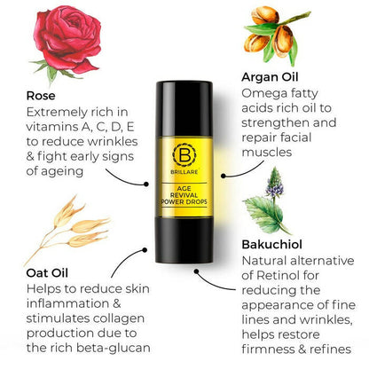 Brillare Age Revival Power Drops Natural Face Serum