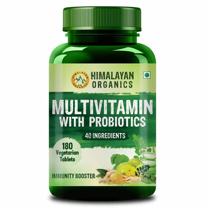 Himalayan Organics Multivitamin With Probiotics Vegetarian Tablets