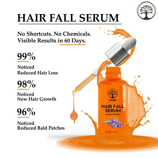 Ivory Natural Hair Fall Serum For Hair Fall & Soothes Scalp, For Men & Women