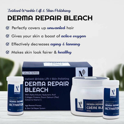 NutriGlow Advanced Organics Derma Repair Cream Bleach Kit