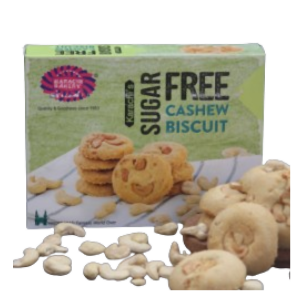 Karachi Bakery Sugar Free Cashew Biscuit