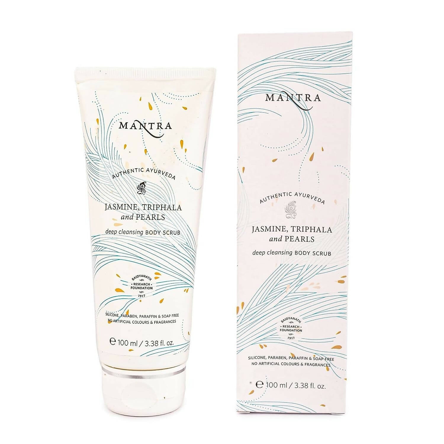 Mantra Herbal Jasmine, Triphala and Pearls Deep Cleansing Body Scrub - BUDNEN