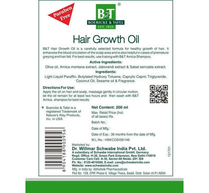 Boericke & Tafel Hair Growth Oil