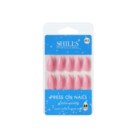Shills Professional Reusable Press On Nails Almond - SPN653