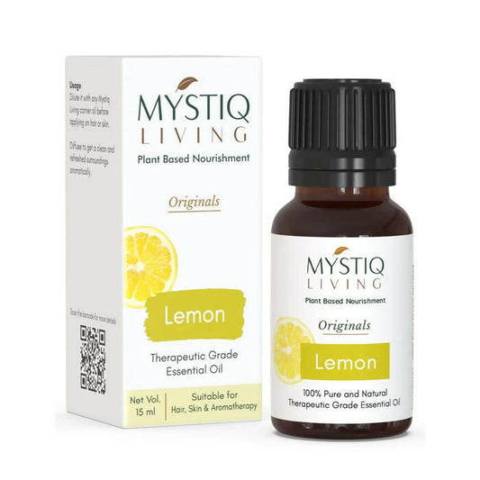Mystiq Living Originals Lemon Essential Oil - usa canada australia