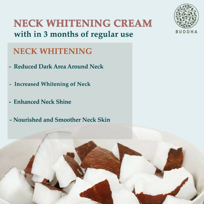 Buddha Natural Neck Whitening Cream - Help With Dark Spots, Age Spots In The Neck Area