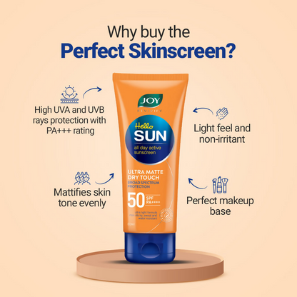 Joy Revivify Hello Sun Ultra Matte Dry Touch Sunscreen With SPF 50