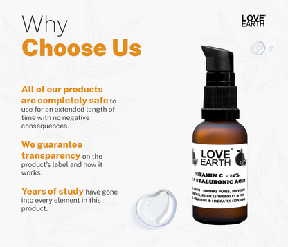 Love Earth Vitamin C 20%, E & Hydraulic Acid ??? Face Serum