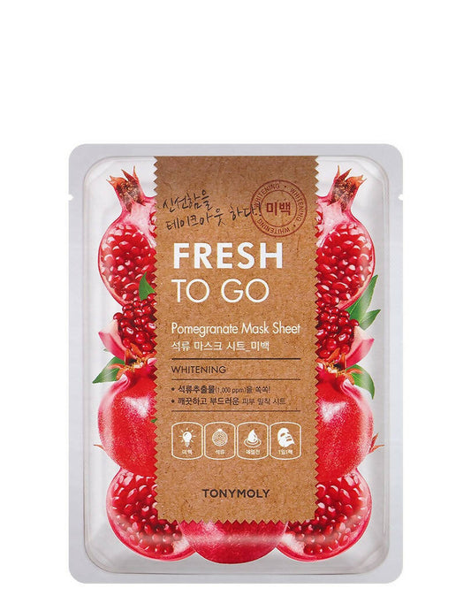 Tonymoly Fresh To Go Pomegranate Mask Sheet Whitening - BUDEN