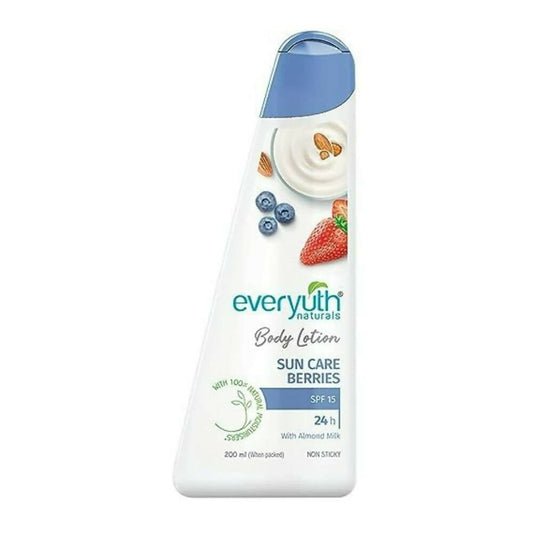 Everyuth Naturals Body Lotion Sun Care Berries - usa canada australia