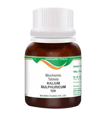 Bio India Homeopathy Kalium Sulphuricum Biochemic Tablets