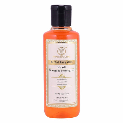 Khadi Natural Orange and Lemongrass Body Wash