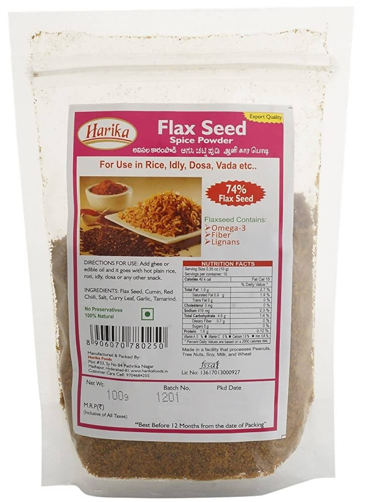 Harika Flax Seed Spice Powder - BUDNE