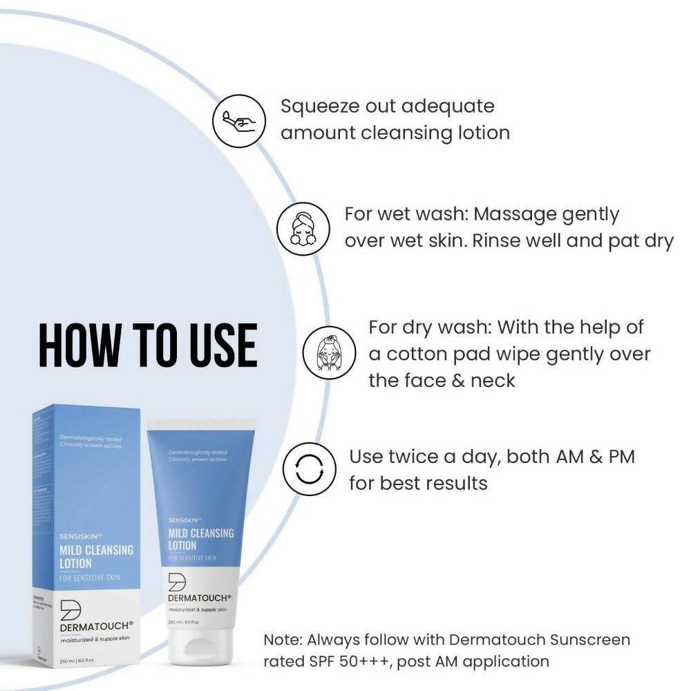 Dermatouch Sensiskin Mild Cleansing Lotion for Sensitive Skin