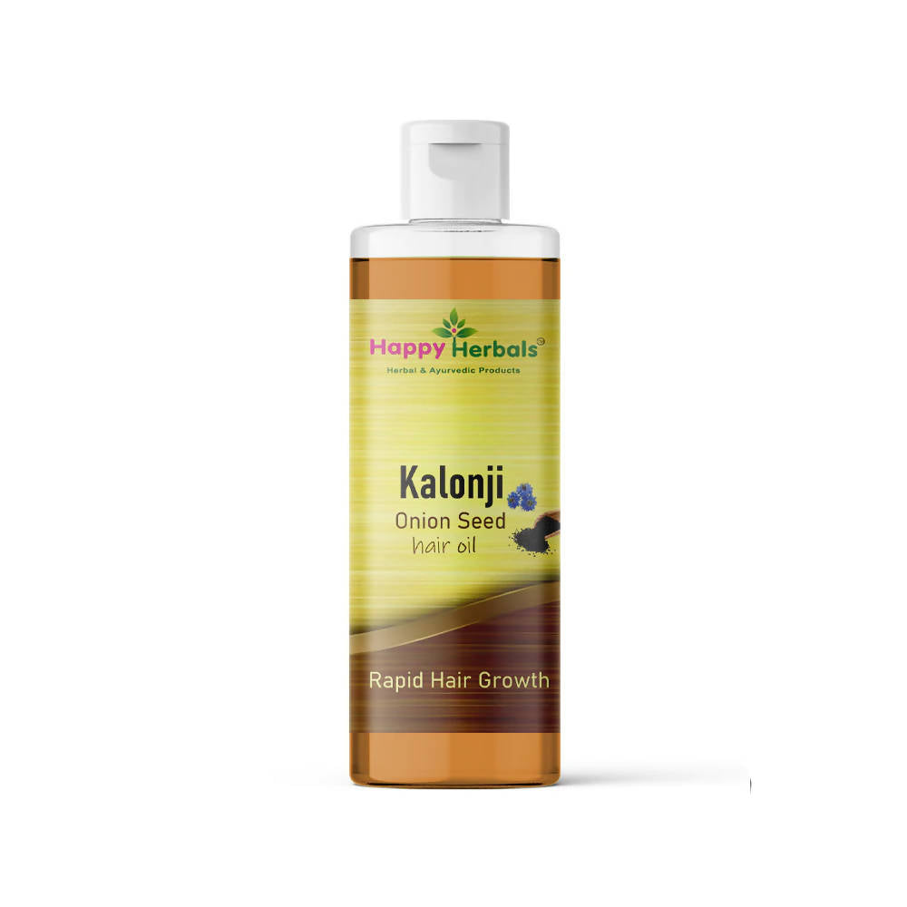 Happy Herbals Kalonji Onion Seeds Hair Oil - Distacart