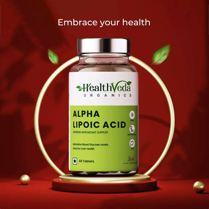 Health Veda Organics Alpha Lipoic Acid Veg Tablets