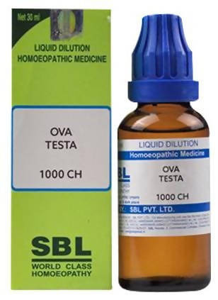 SBL Homeopathy Ova Testa Dilution