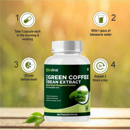 Nutrafirst Green Coffee Bean Extract Capsules