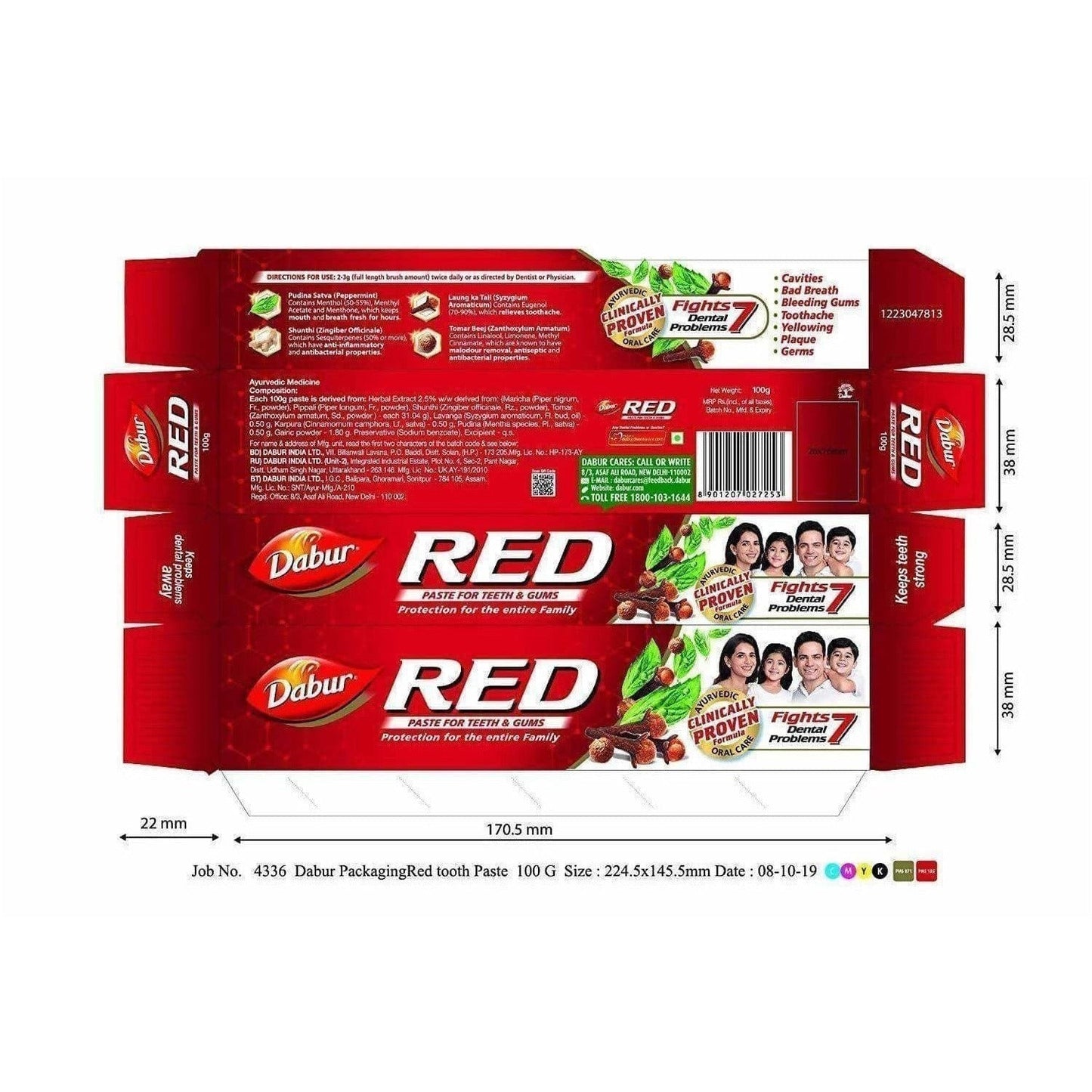 Dabur Red Toothpaste