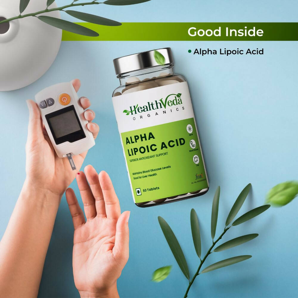 Health Veda Organics Alpha Lipoic Acid Veg Tablets