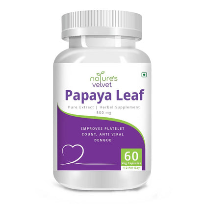 Nature's Velvet Papaya Leaf Capsules