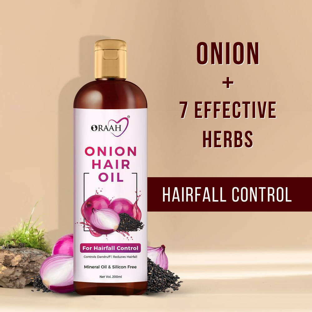 Oraah Beauty Care Combo (Onion Hair oil + Hair Mask + Vitamin C Face Mask)