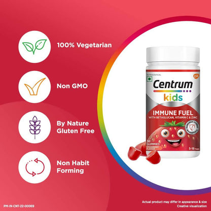 Centrum Kids Immune Fuel Gummies - Strawberry Flavor