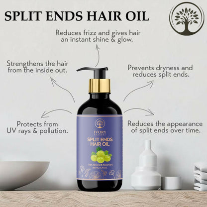 Ivory Natural Splits Ends Repair Hair Oil - Natural Hair Therapy For Split Ends And Hair Wellness