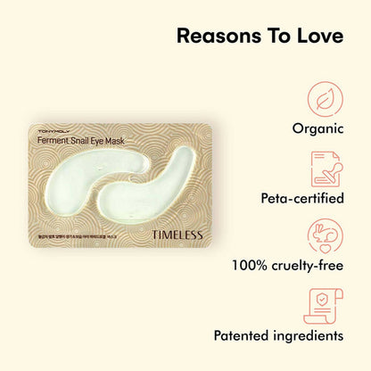 Tonymoly Timeless Ferment Snail Eye Mask