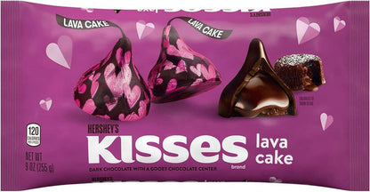 Ajfan Hershey's Kisses Lava Cake - Dark Chocolate With A Gooey Chocolate Center