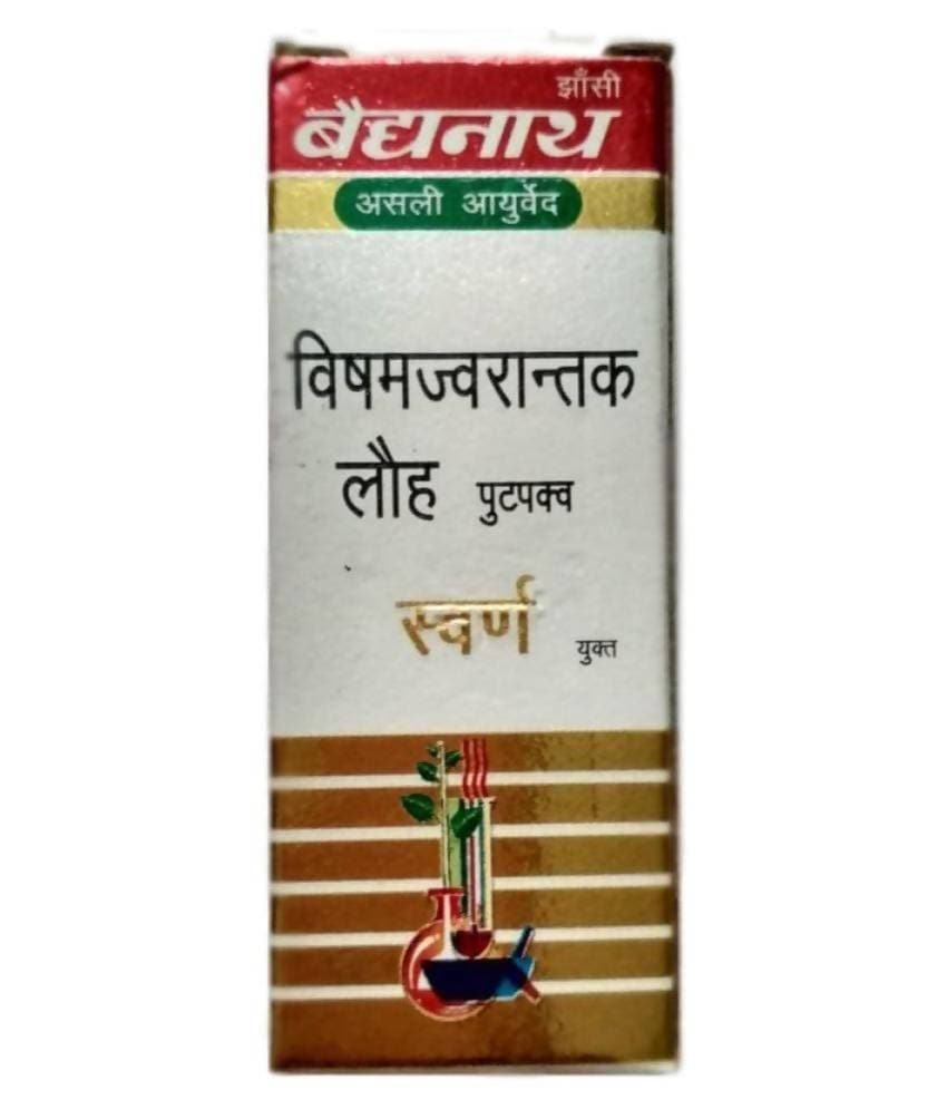 Baidyanath Jhansi Visham Jwarantak Lauh Putpakwa with Gold