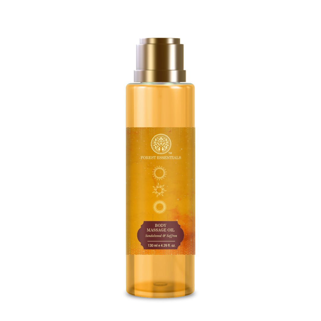 Forest Essentials Body Massage Oil Sandalwood & Saffron