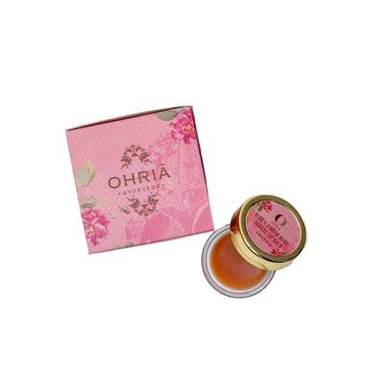 Ohria Ayurveda Rose & Pomegranate Jaggery Lip Balm