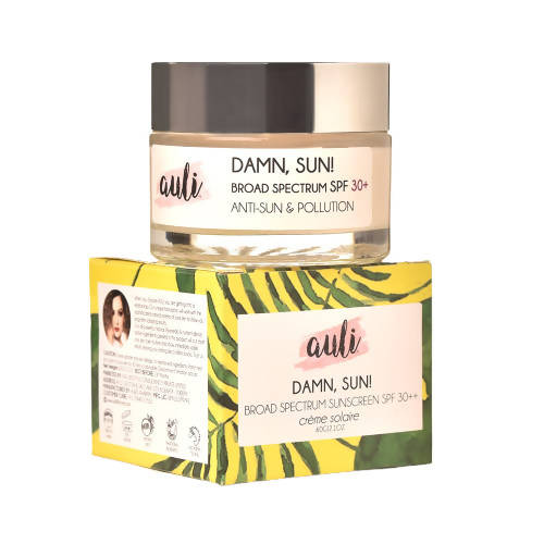 Auli Damn, Sun Broad Spectrum SPF30+ Anti-Sun & Pollution Sunscreen