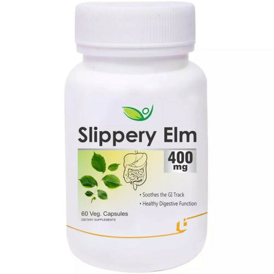 Biotrex Slippery Elm 400mg Veg Capsules