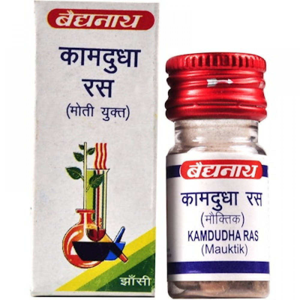 Baidyanath Jhansi Kamdudha Ras with Moti Yukta