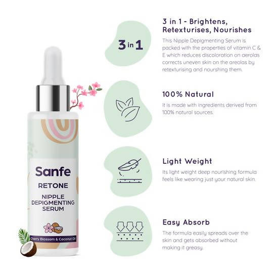 Sanfe Retone Nipple Depigmenting Serum