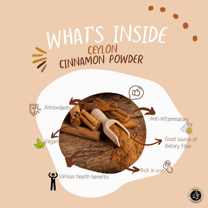 Organic Ayurvedistan Ceylon Cinnamon Powder