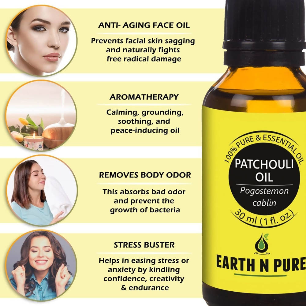 Earth N Pure Patchouli Essential Oil