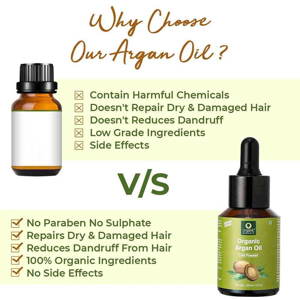 Organic Harvest Cold Pressed Organic Argan Oil