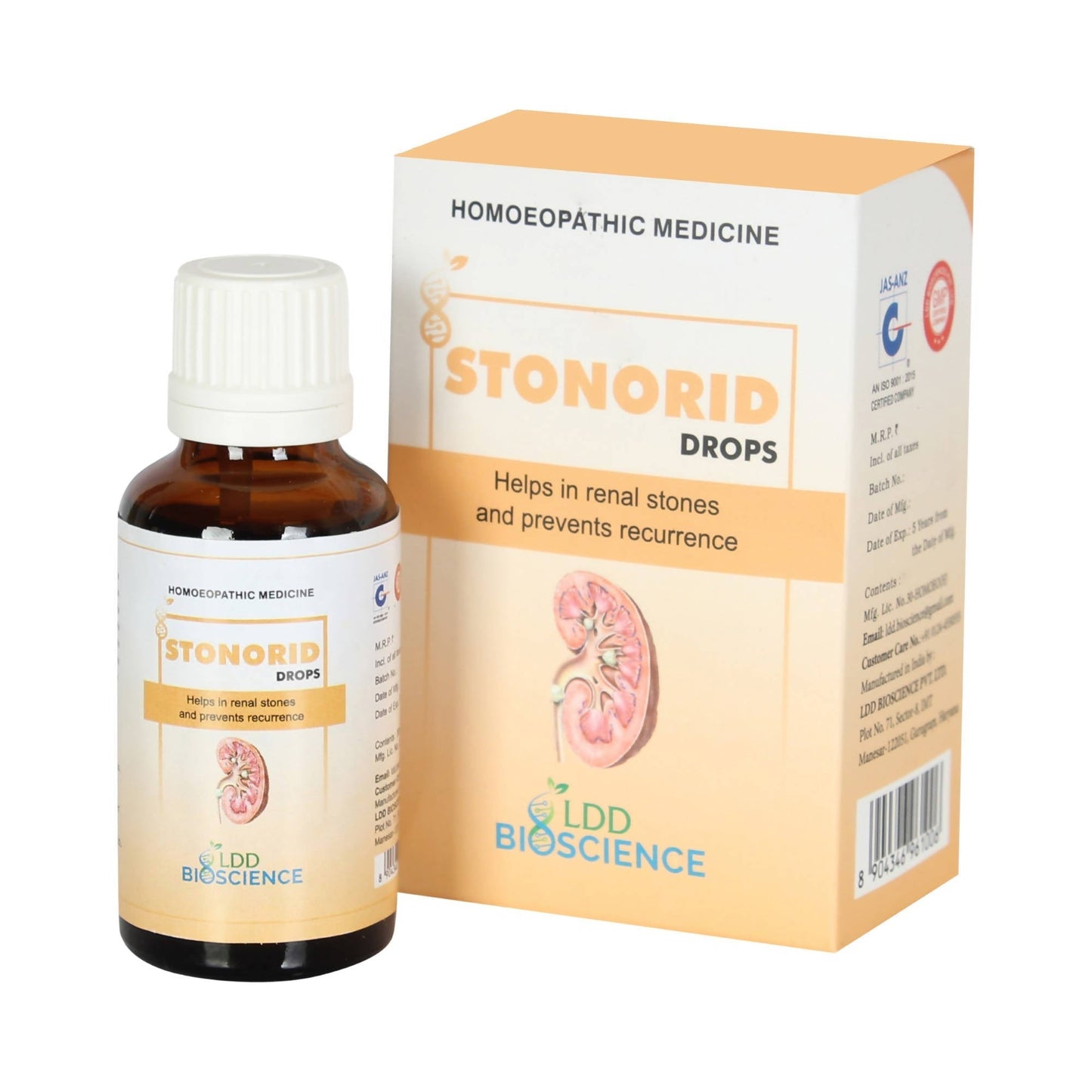 LDD Bioscience Homeopathy Stonorid Drops