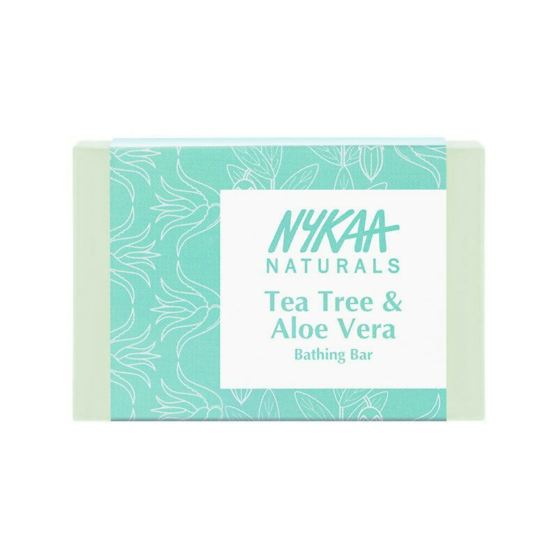 Nykaa Naturals Tea Tree & Aloe Vera Moisturising Bathing Soap