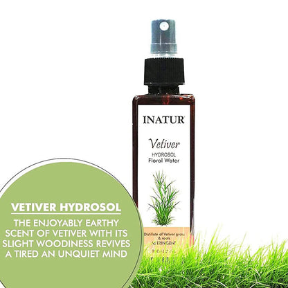 Inatur Vetiver Hydrosol Floral Water