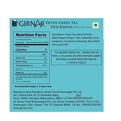 Girnar Detox Green Tea - Desi Kahwa