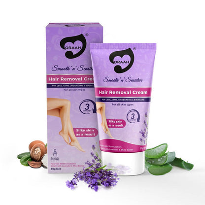 Oraah Smooth n Sensitive Hair Removal Cream